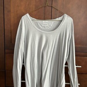 All Saints Men’s Gray Long Sleeve Top